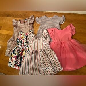 Bundle of five Size 3T dresses